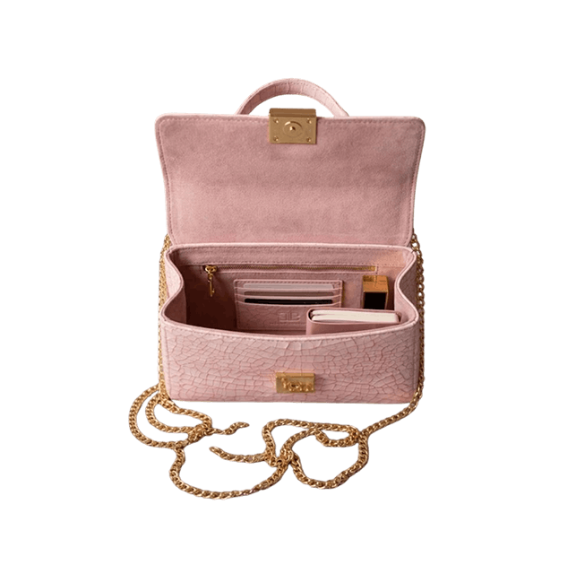 Pink Embossed Crossbody image